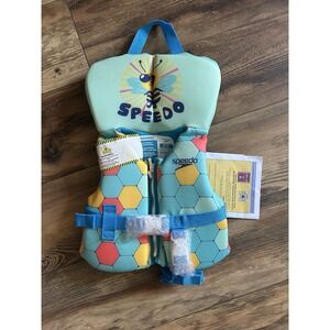 Speedo Swimming Life Jacket Vest 30Lb Bee Cool Infant